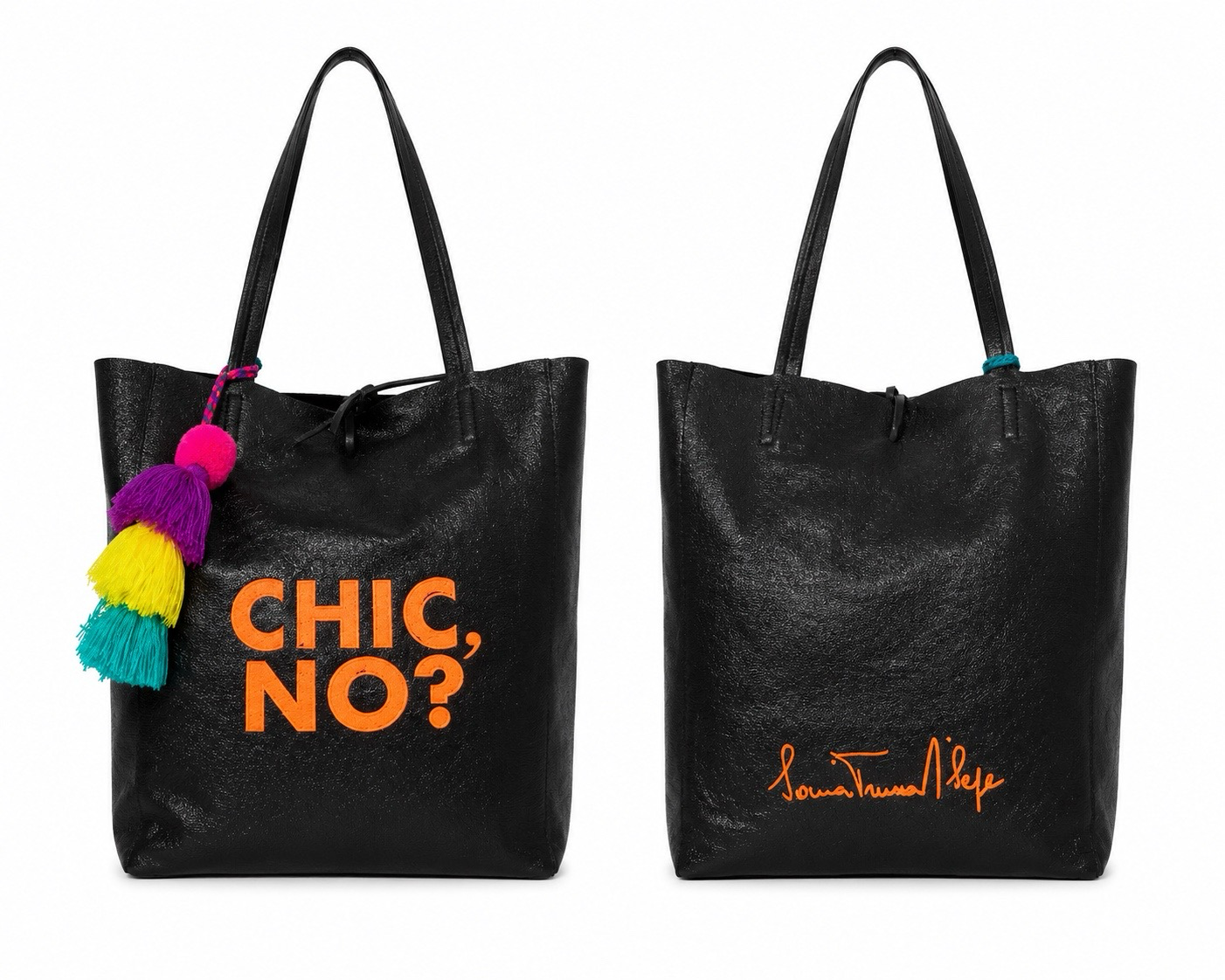 
                  
                    Leather tote
                  
                