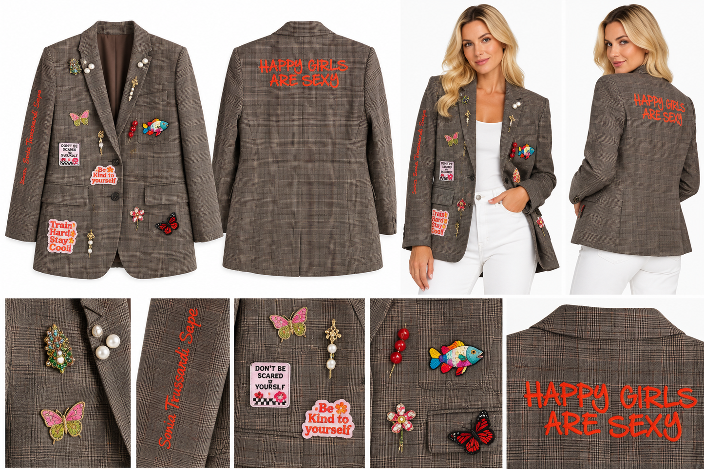 
                  
                    SONIA – One-of-a-Kind Plaid Blazer
                  
                