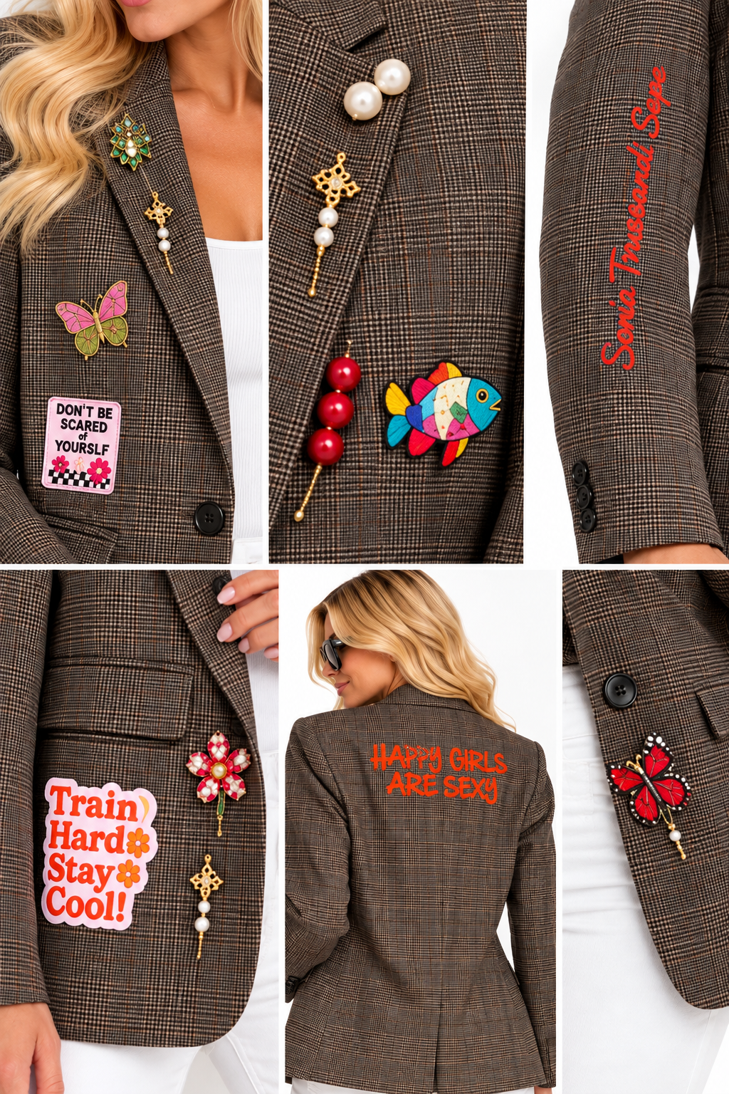 
                  
                    SONIA – One-of-a-Kind Plaid Blazer
                  
                