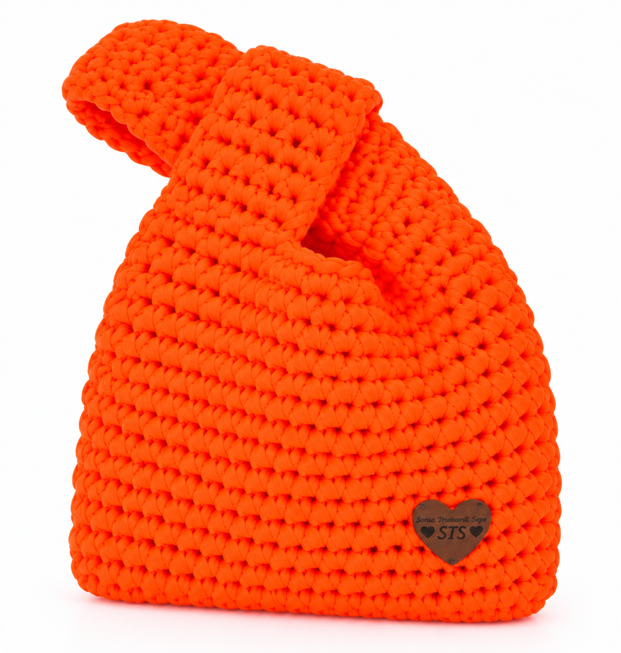 
                  
                    Baby Neon Orange Crochet Bag | Handmade Cotton Bag
                  
                