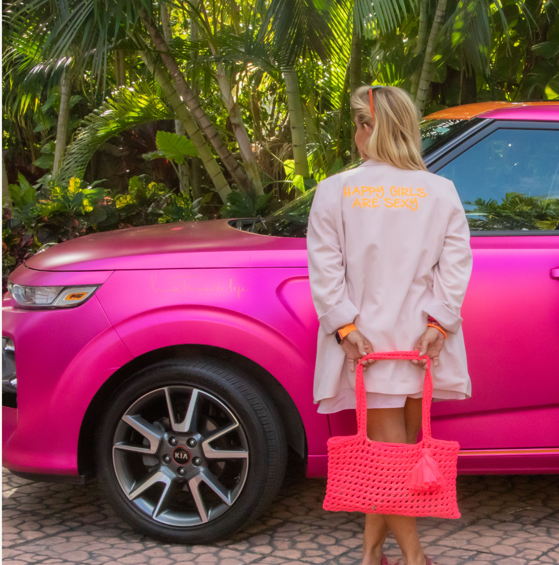 
                  
                    Luna Crochet Shoulder Bag in Neon Fuchsia
                  
                