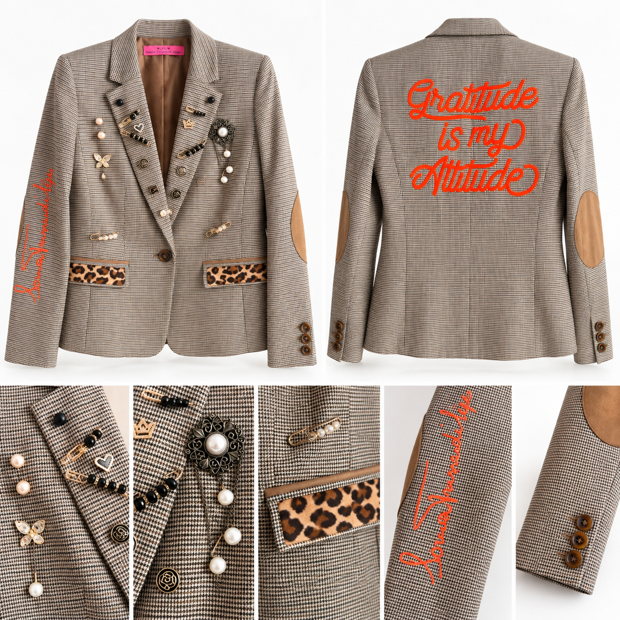 
                  
                    Palli a unique  embellished  blazer
                  
                